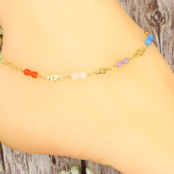 "Dainty Anklet for Women – Elegant Everyday Jewelry & Perfect Gift | MLCRC1148 - Picture 6 of 10